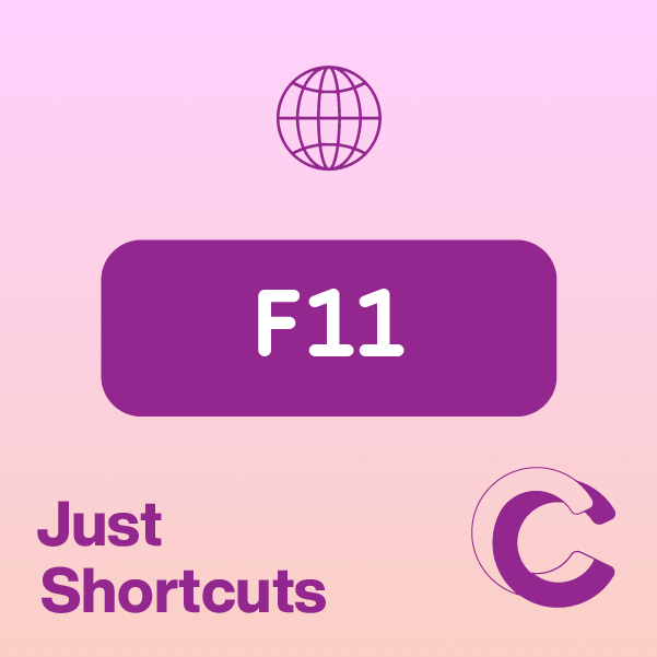 Cal Computer teaches handy shortcuts - F11 is for Maximizing your Window