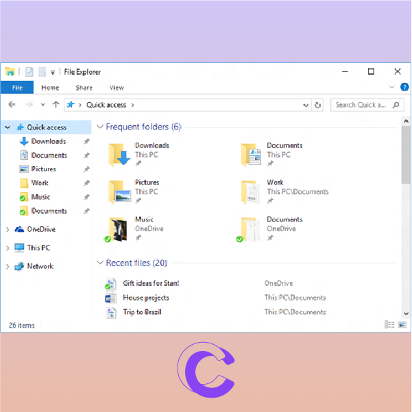 Cal Computer teaches handy shortcuts - Windows Logo Key E is for a New File Explorer Window to Open 