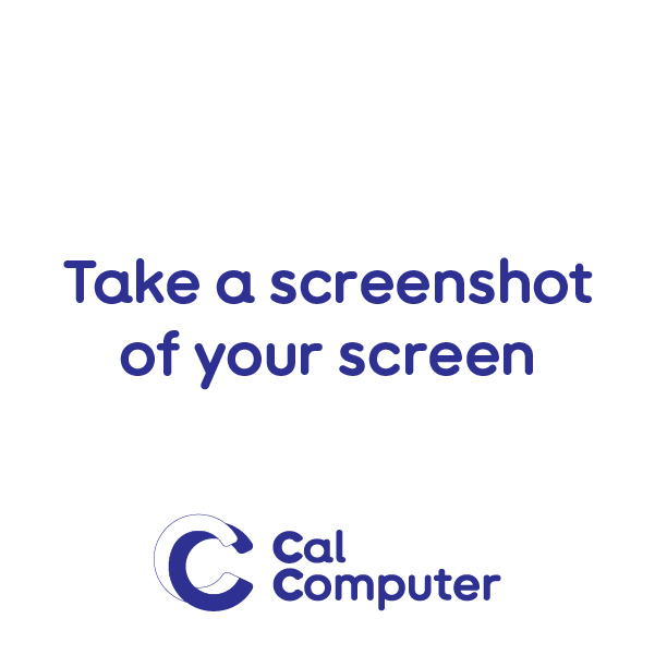 Cal Computer teaches handy shortcuts - Windows Logo Key Shift S will prompt the built-in screen capture tool to open, usually at the top of your screen